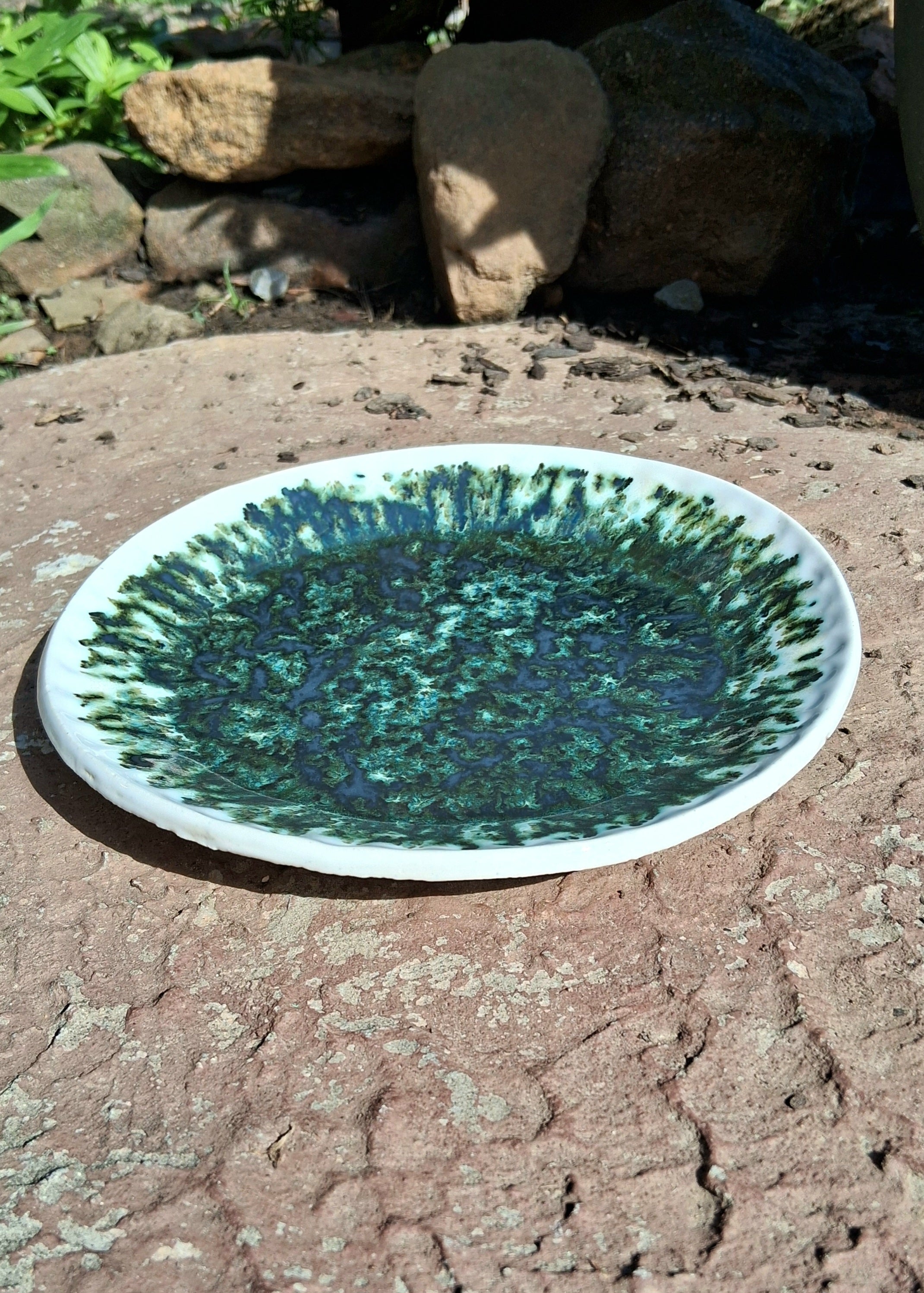 Green Jasper Decorative dish