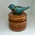 Medium Jewelry/Trinket Box with Bird handle